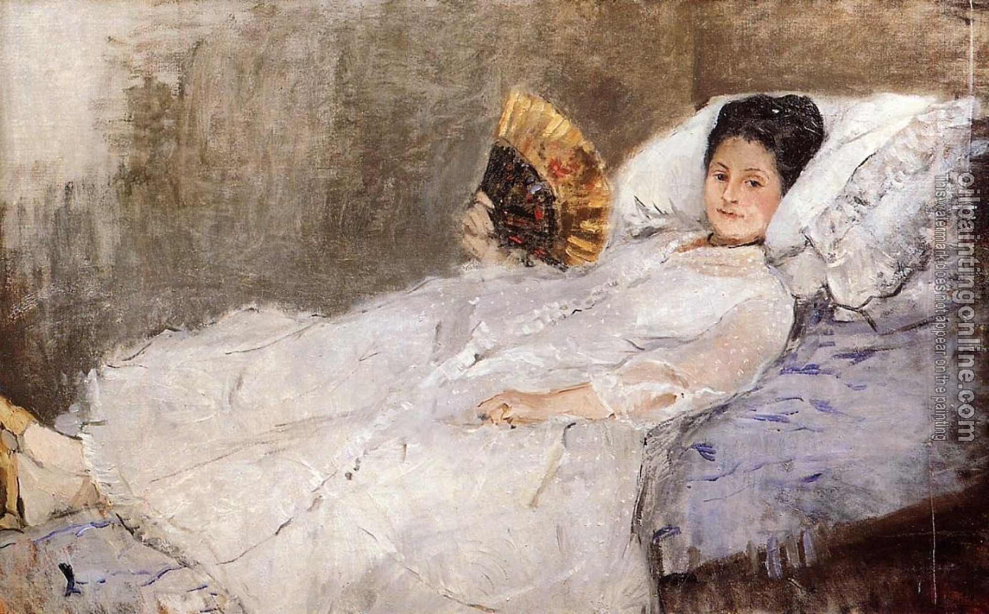 Morisot, Berthe - Portrait of Madame Hubbard